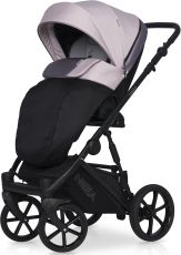Дитяча коляска 2 в 1 Riko Nesa 01 Pearl Pink (рожева шкіра (перламутр) - рожева тканина)